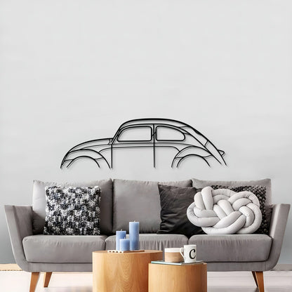 Large Volkswagen Beetle Wall Art For Garage Or Man Cave