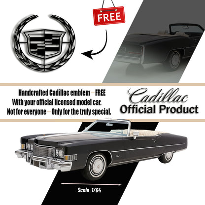 Cadillac - Metal Emblem - Official Licensed Model Car  - MT1030