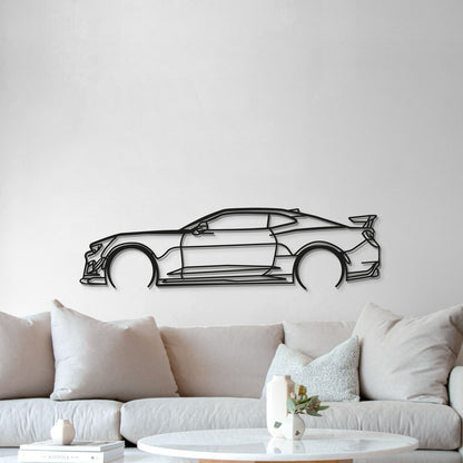 Chevrolet Camaro ZL1 vintage metal wall sculpture for living room display