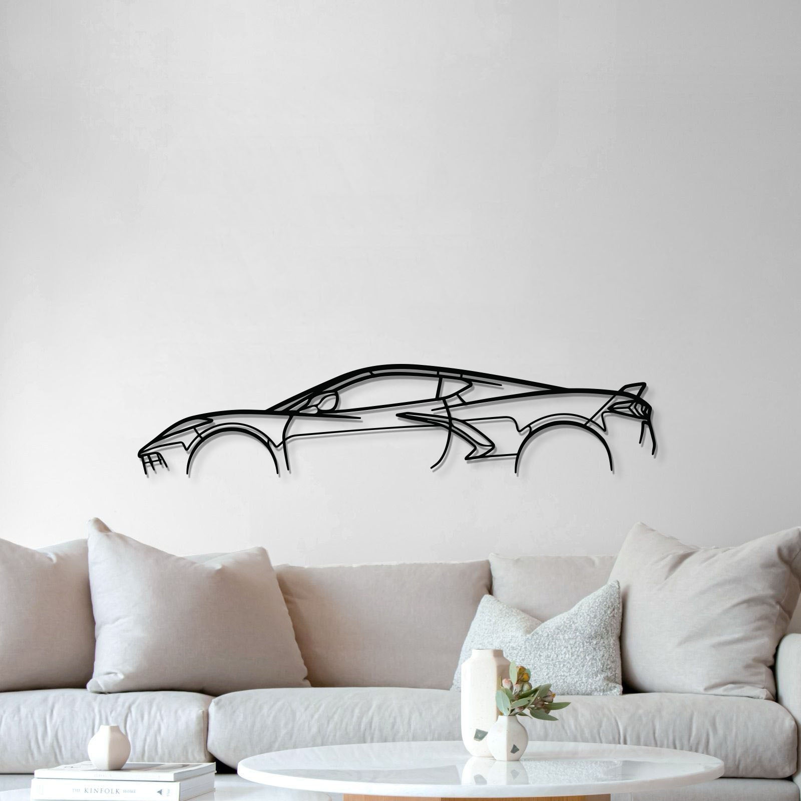 Transform your room with the bold profile of the Chevrolet Corvette C8