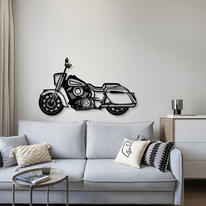 Indian Springfield Dark Horse laser-cut metal artwork makes an ideal gift for motorcycle enthusiasts