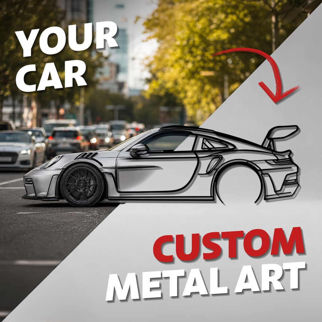 Ihre personalisierte Auto-Metallwandkunst – MT1113