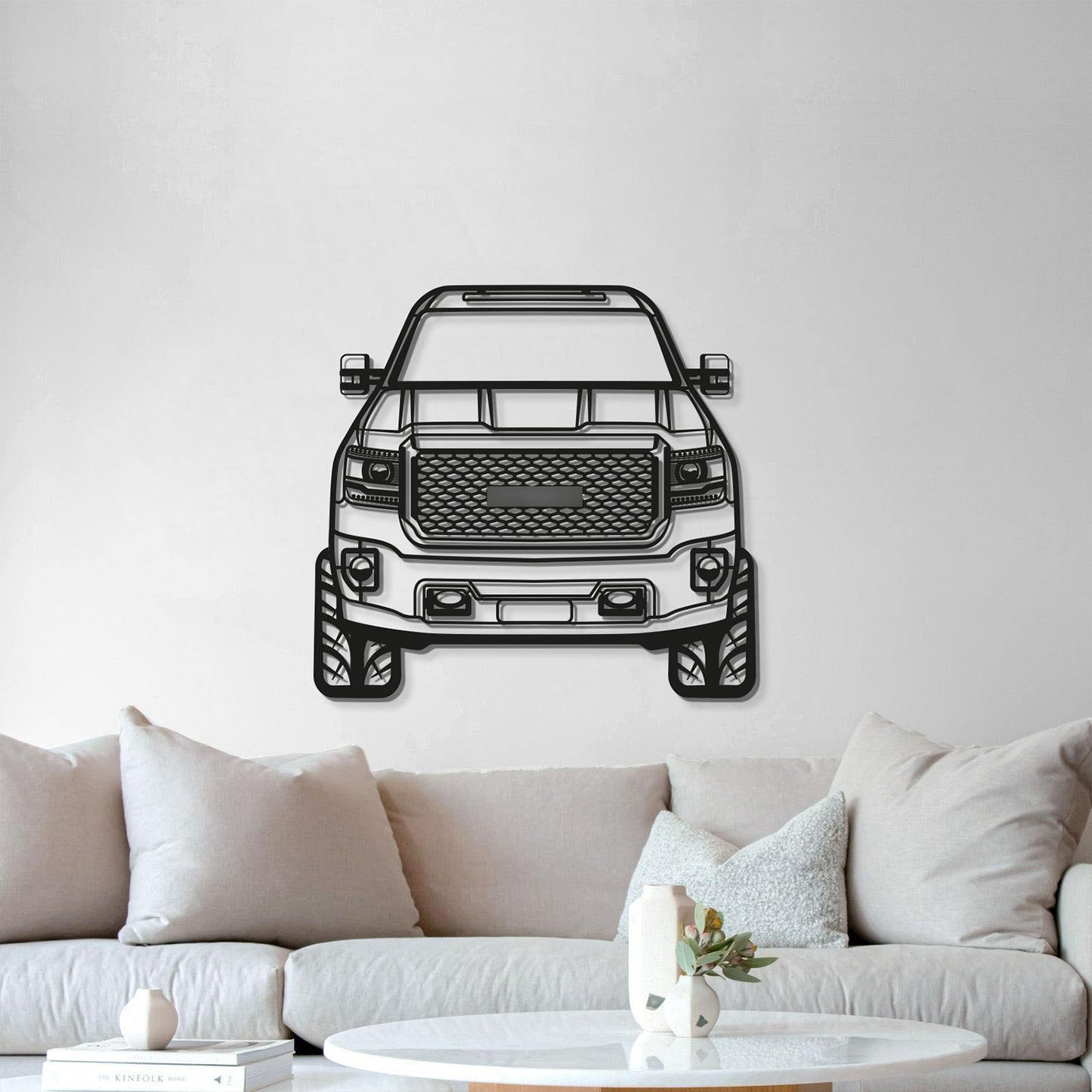 GMC Denali Sierra 3500HD 2016 metal wall art perfect for mancave or office display