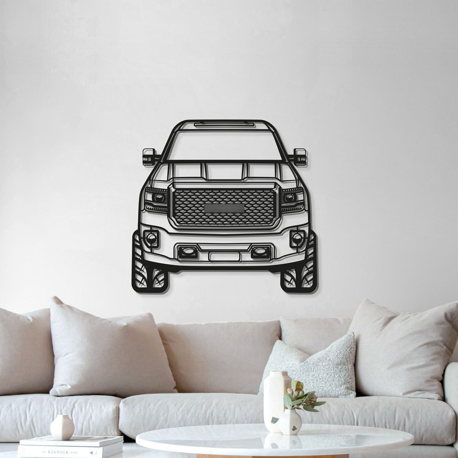 GMC Denali Sierra 3500HD 2016 metal wall art perfect for mancave or office display