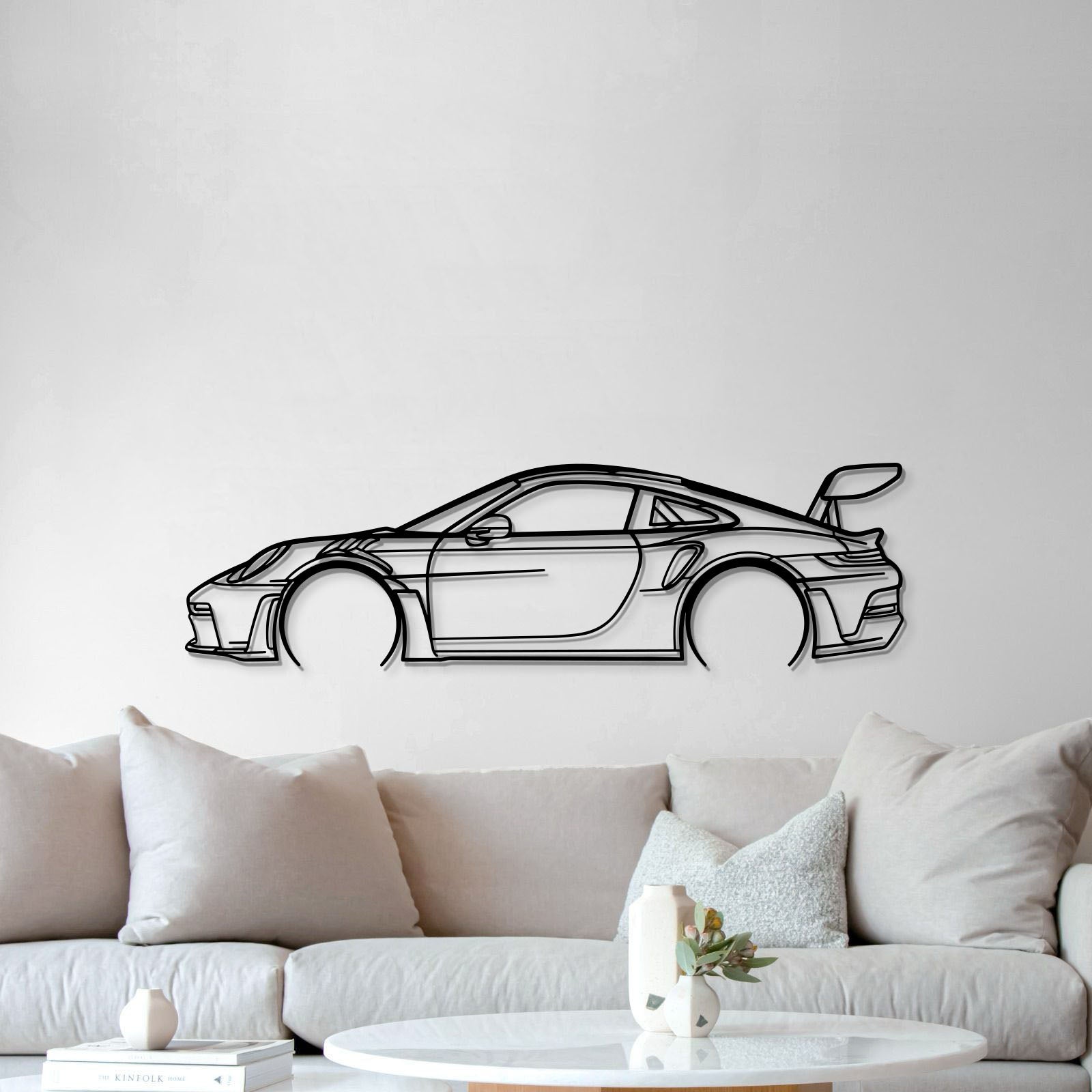 Porsche 911 GT3 RS Model 992 detailed metal wall art ideal gift for car enthusiasts
