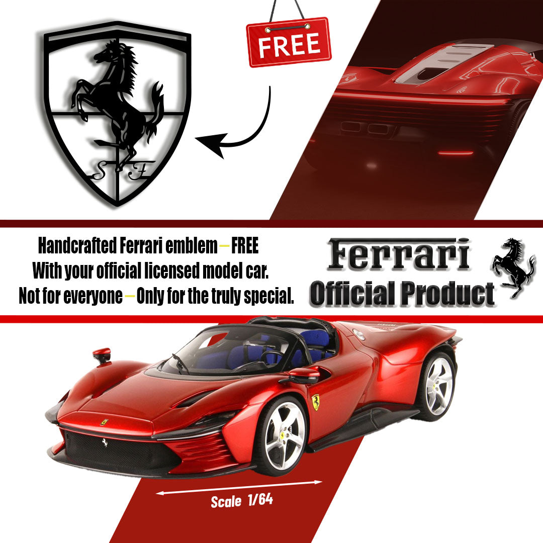Ferrari - Metal Emblem - Official Licensed Model Car - MT1031