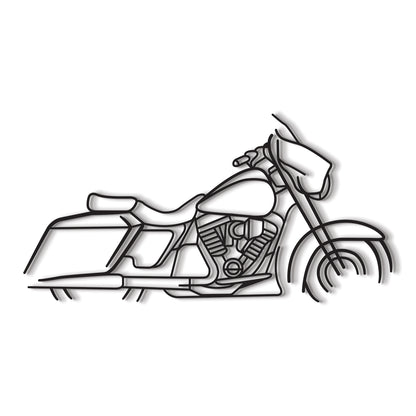 Harley Davidson Street Glide Metall Motorrad Wandkunst - MT1094