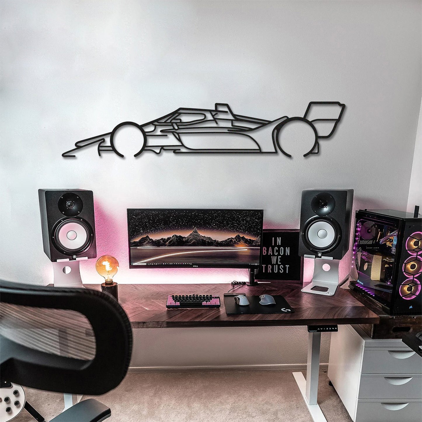 2022 IndyCar Classic Metal Wall Art Lifted 1 Cm From Wall For 3D Effect