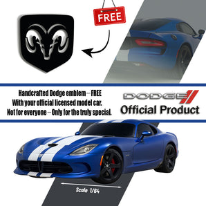 Dodge - Metal Emblem - Official Licensed Model Car - MT1040