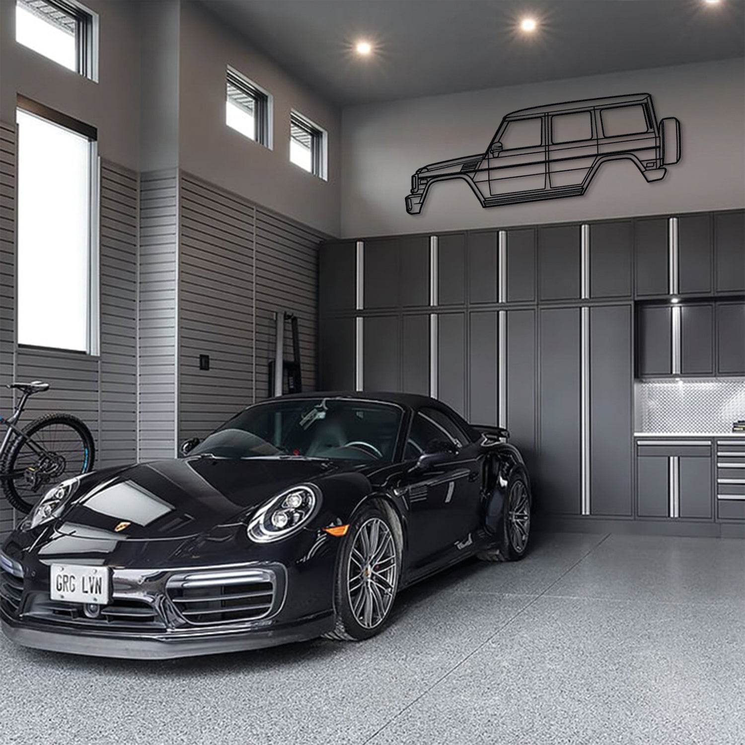 Large 2013 Mercedes‑AMG G63 W463 First Gen Wall Art For Garage Or Man Cave