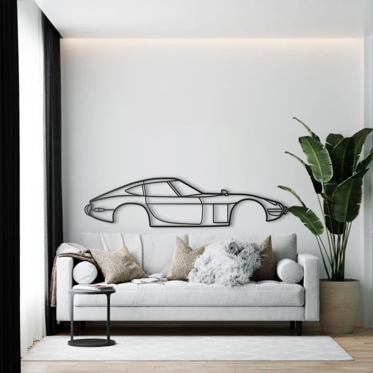 1969 2000GT Metal Car Wall Art - MT0115