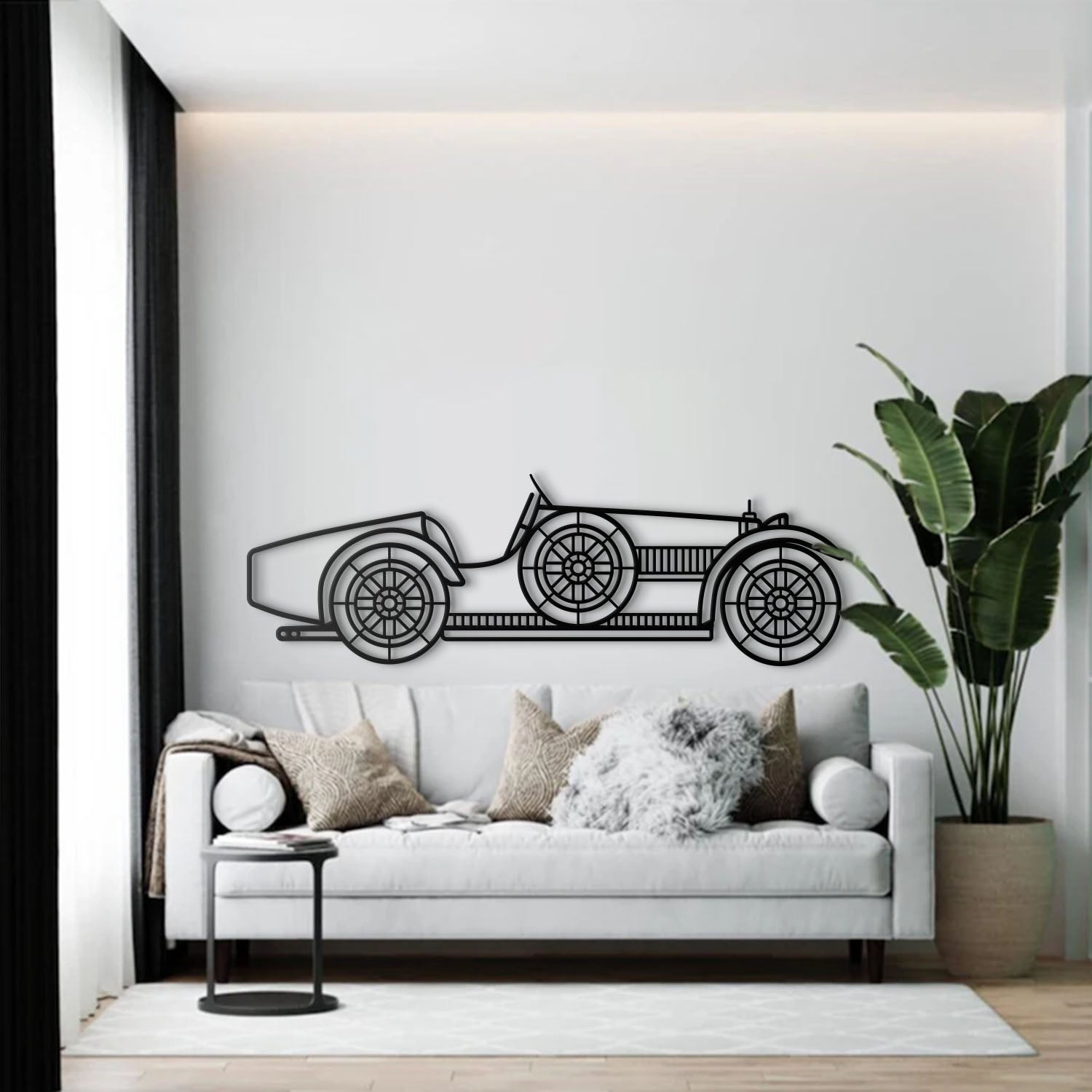 1926 Type 35 C Metal Silhouette Wall Art