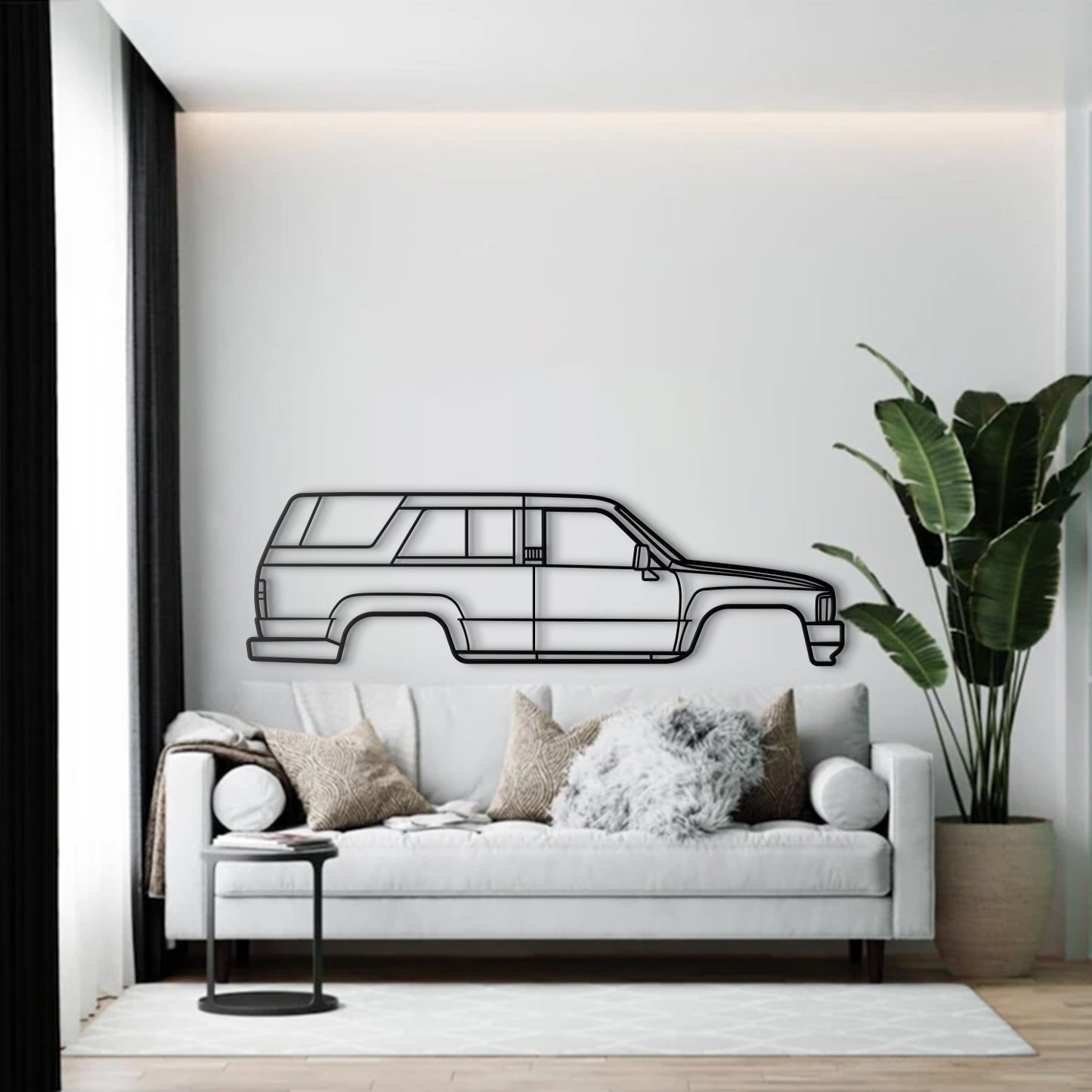Collector edition 1984 4Runner N60 SUV metal wall sculpture – rugged, ready‑to‑hang decor