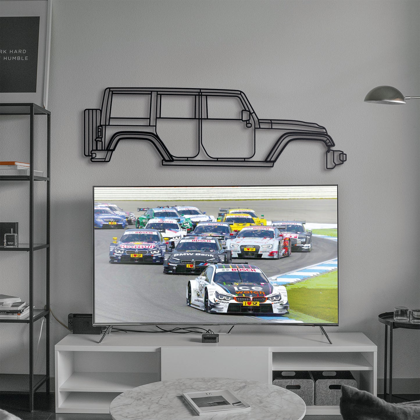 2012 Wrangler Rubicon Metal Car Wall Art - MT0478
