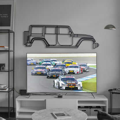 2012 Wrangler Rubicon Metal Car Wall Art - MT0478