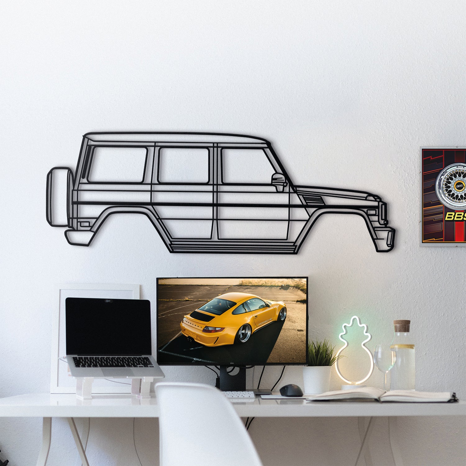 2013 AMG G63 W463 (1st Gen) Metal Car Wall Art - MT0479