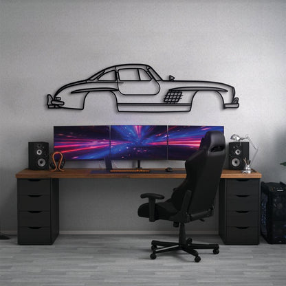 1954 Mercedes-Benz 300 SL Coupe metal wall art perfect gift for classic car lovers