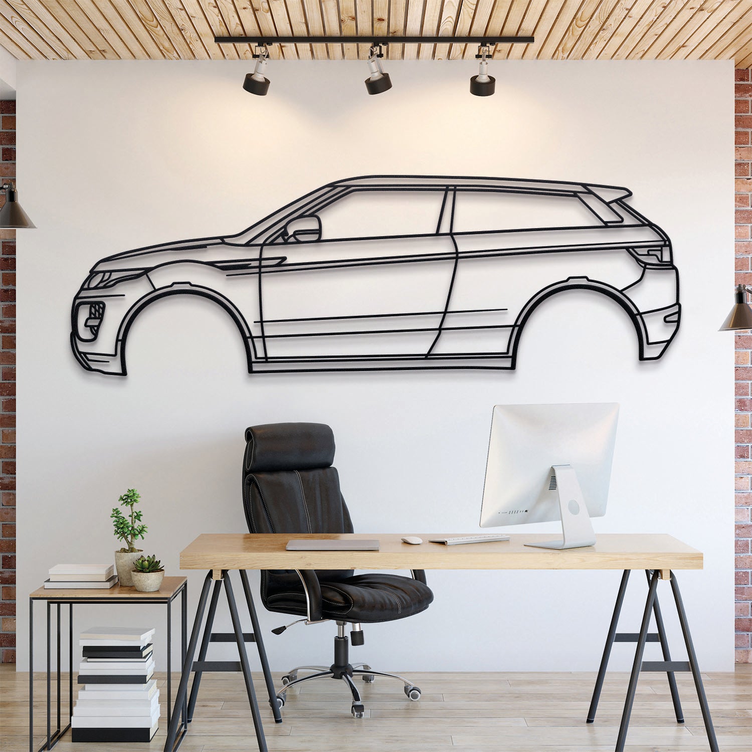 2012 Range Rover Evoque L538 (1st Gen) Metal Car Wall Art - MT0476