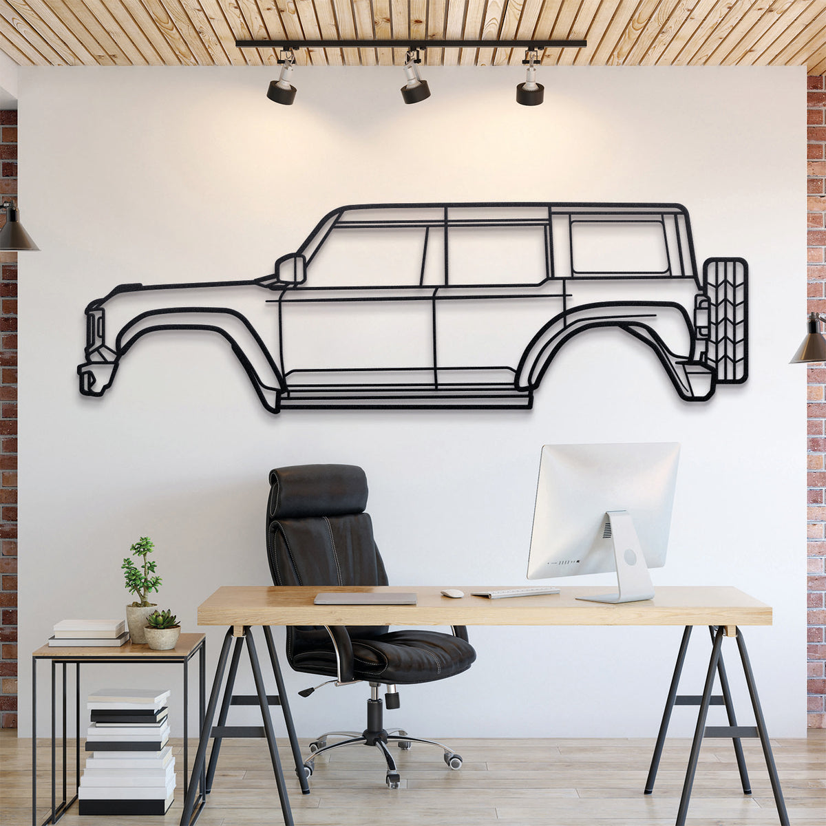 2022 Bronco Raptor Metal Car Wall Art - MT0776