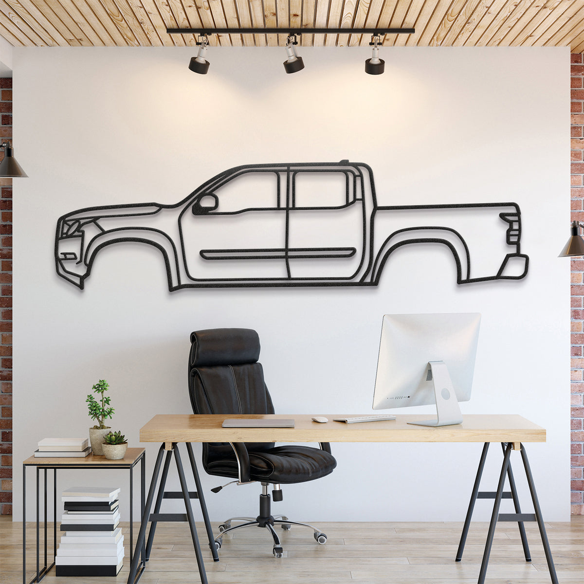 2022 Frontier 3rd Gen Metal Car Wall Art - MT0784