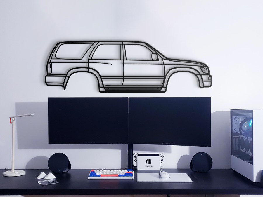 1996 4Runner 3rd Gen (N180) Metal Car Wall Art - MT0257