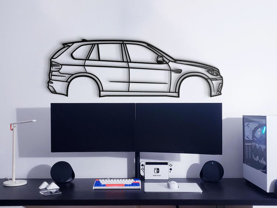 2010 X5 M E80 2nd Gen Metal Car Wall Art - MT0411