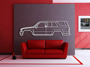 1984 4Runner 1st Gen (N60) Metal Car Wall Art - MT0201