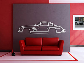 1954 300 SL Coupe Metal Car Wall Art - MT0030