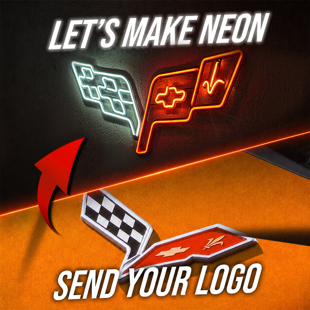 Your Personalized Logo Metal Neon Wall Art - MTN0068