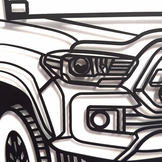 2018 Tacoma perspective metal wall decor perfect for man cave or showroom
