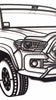 2018 Tacoma perspective metal wall decor perfect for man cave or showroom