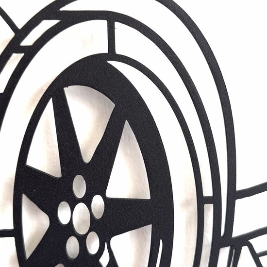 Retro modern Shelby GT500 perspective metal wall decor for office or showroom