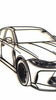 2021 M3 G80 Competition perspective metal wall decor durable steel construction