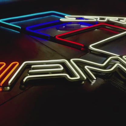 Your Personalized Logo Metal Neon Wall Art - MTN0068
