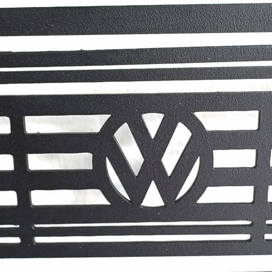 Detailed 1983 Golf MK2 perspective metal wall art durable 2 mm steel construction