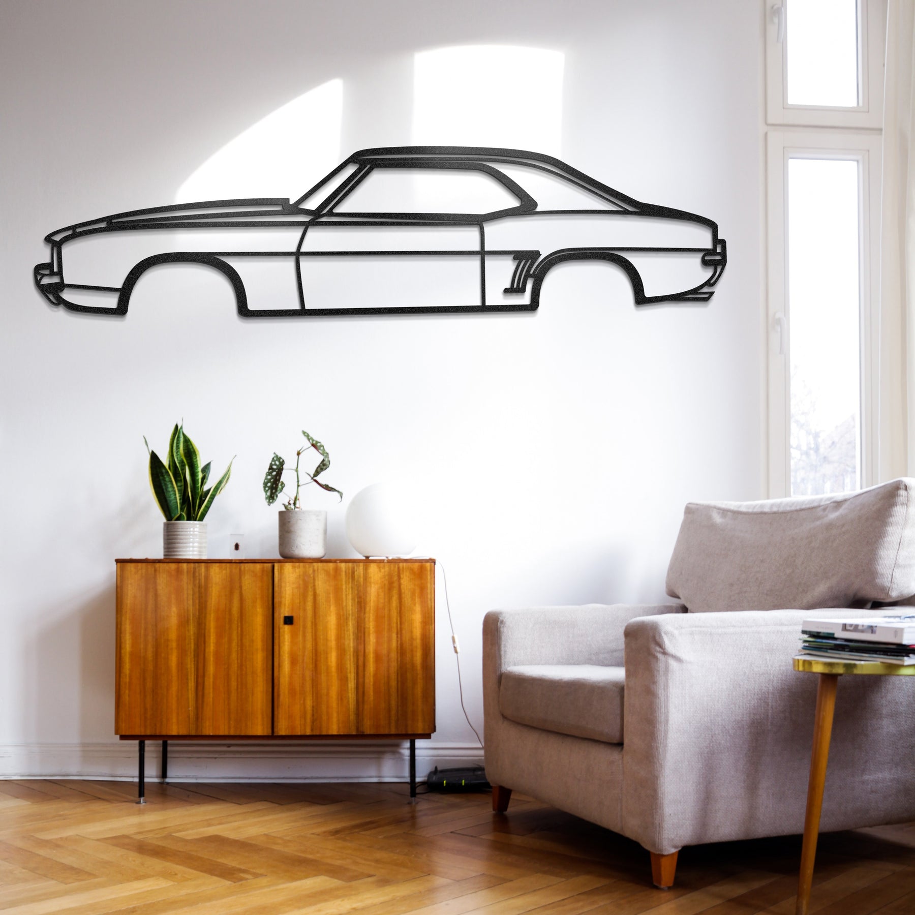 Vinilo Decorativo Pared 3D - Auto Chevrolet Camaro » RotulArte
