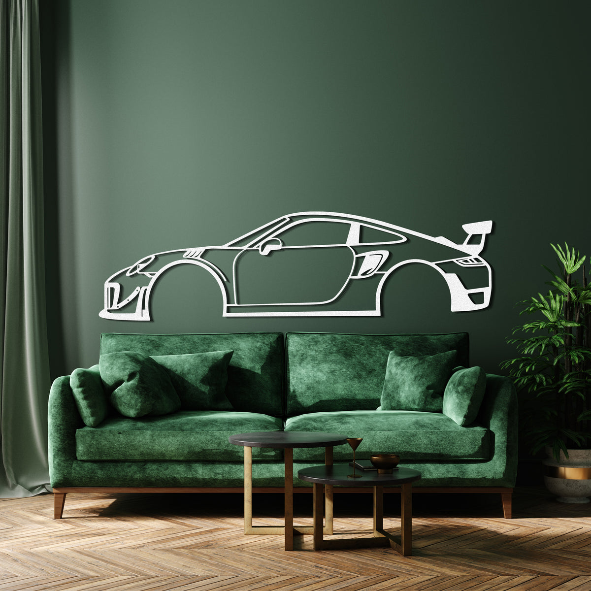 2019 911 GT2 RS Metal Car Wall Art - MT0646