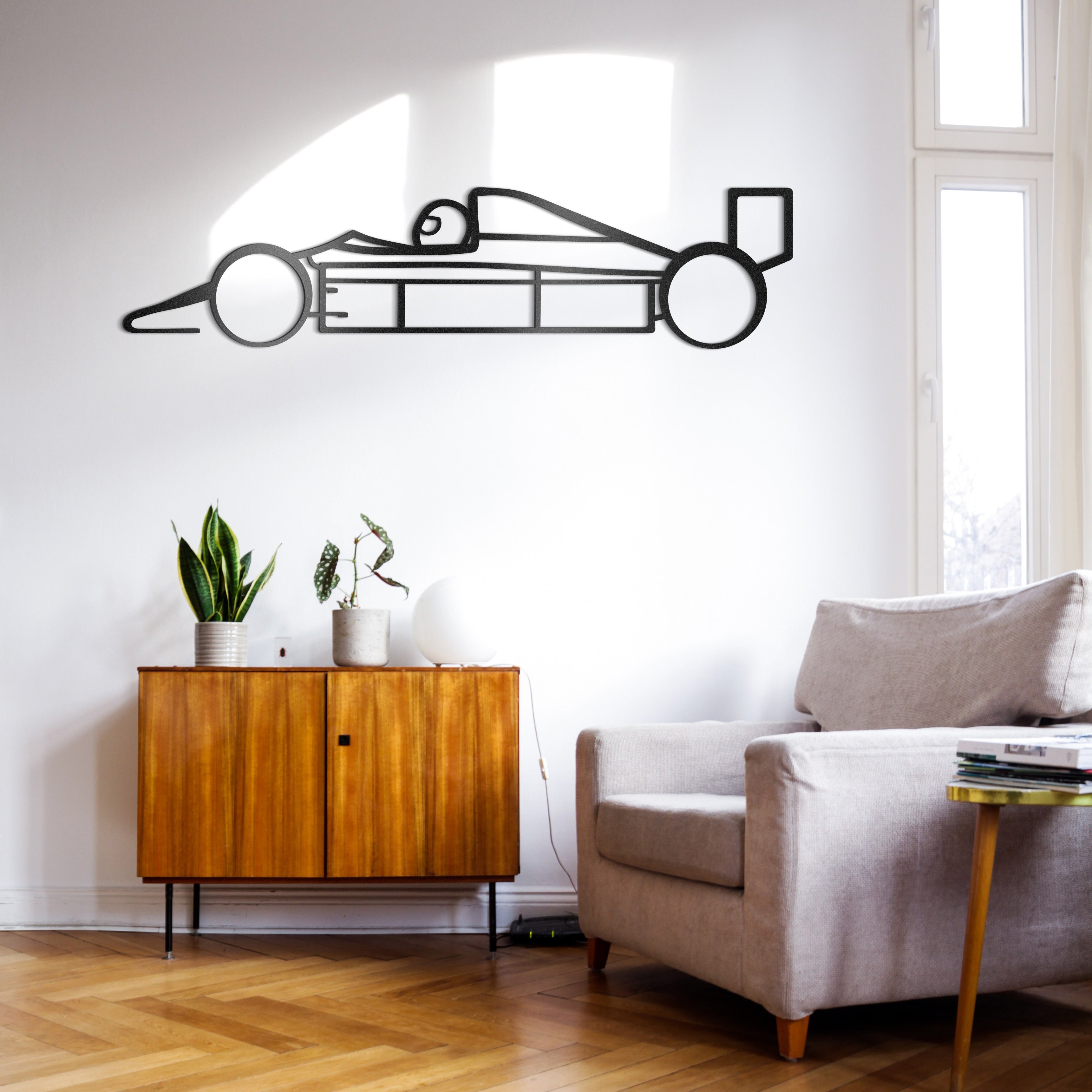 Formula 1 1980 Metal Car Wall Art - MT0974