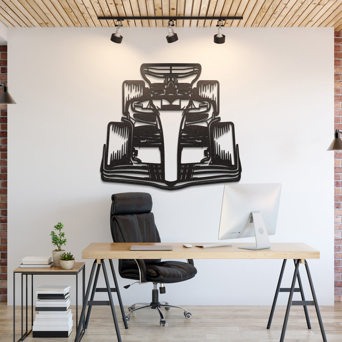 Formula 1 2022 Front View Metal Car Wall Art - MT0976